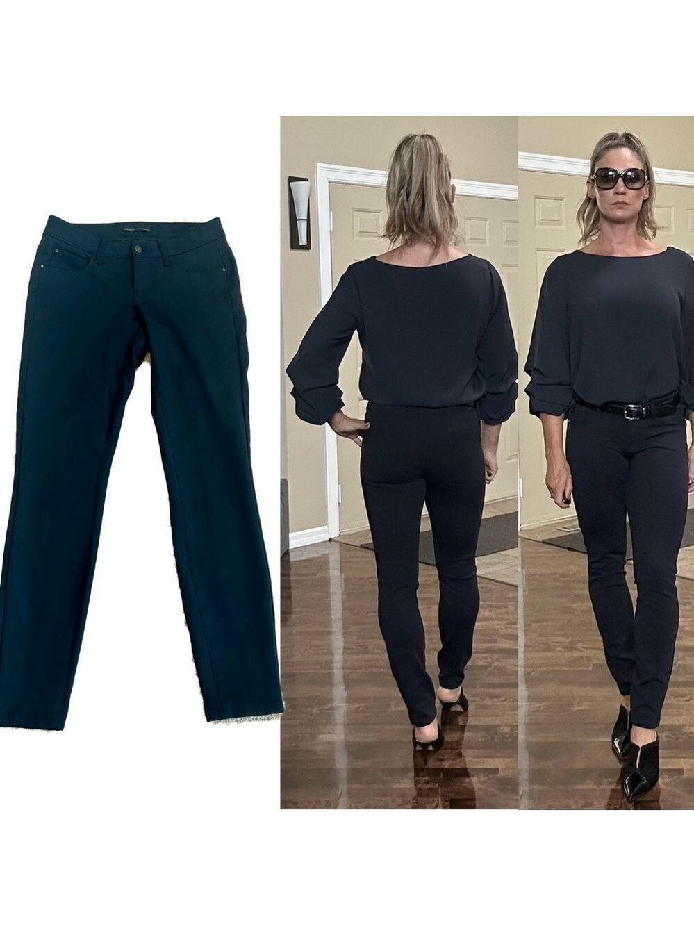 Cambio black modern rise super stretch leggings